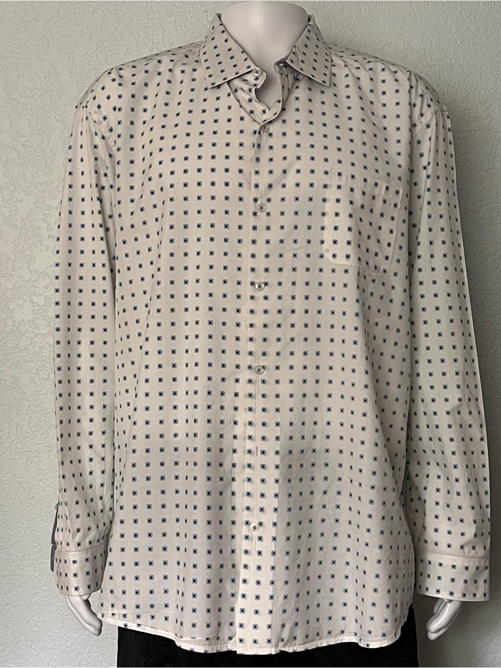 Tommy Bahama Mens Cotton Silk Button Down Shirt XXL Resort Coastal Style